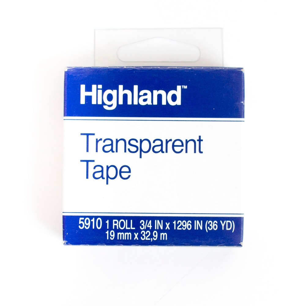 3M, Econo, Transparent, Tape, 0.75" x 36 Yard